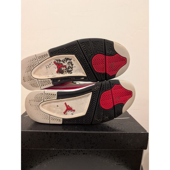 Air Jordan 4 Retro GS – White/Red/Black, Size 7Y, Clean & Boxed - Picture 7 of 10